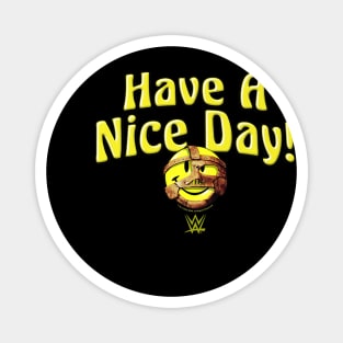 Mankind Have A Nice Day Happy Face Mask Magnet